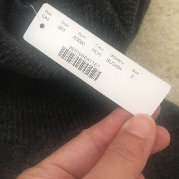 NWT Jcrew merino wool charcoal Heather gray turtleneck sweater dress. - Picture 7 of 9